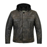 Men's Premium Leather Motorcycle Jacket