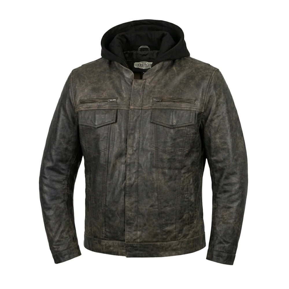 Men's Premium Leather Motorcycle Jacket