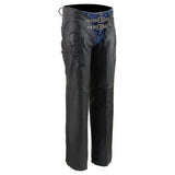 Milwaukee Women's Low Rise Double Buckle Leather Chaps