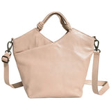 Nash Handmade Genuine Leather Crossbody Bag cream