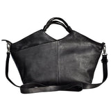 Nelly Handmade Genuine Leather Crossbody Bag black
