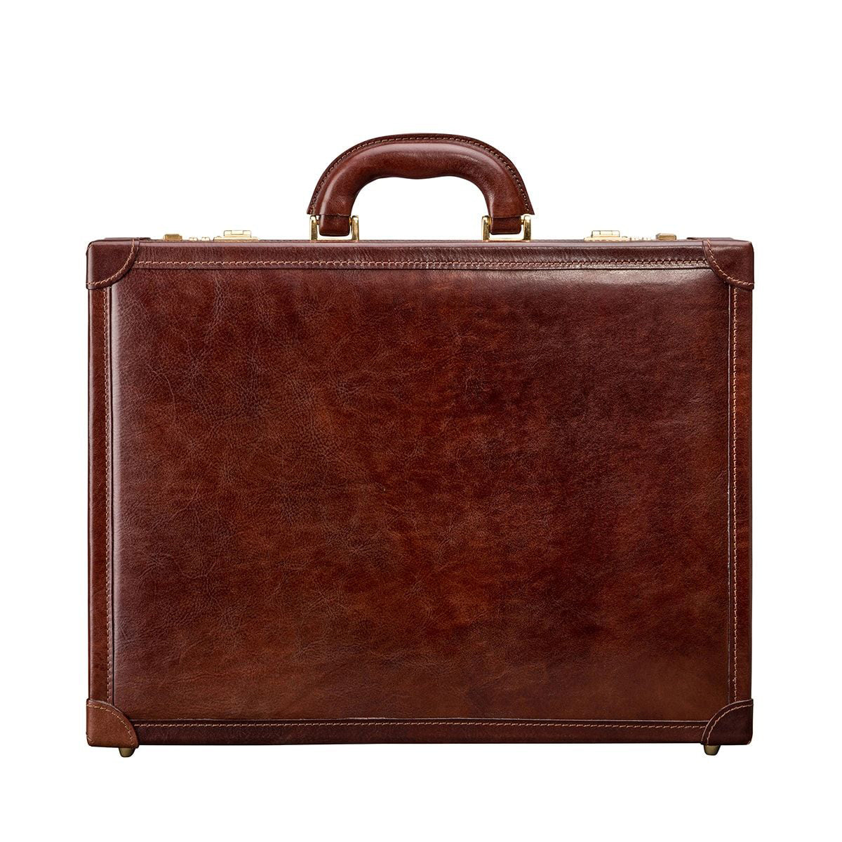 The Vault Handmade Slim Genuine Leather Attaché Case