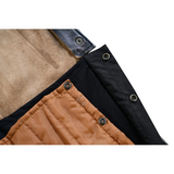 Unisex Genuine Leather Motorcycle Chaps
