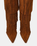 Women's Suede Western Knee-High Boot