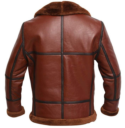 Men’s British Shearling Aviator Jacket