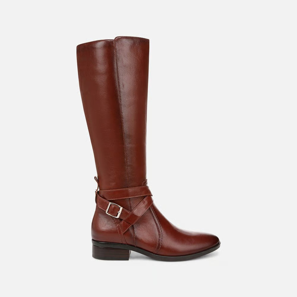 Rena 2 Women's Wide Calf Genuine Leather Riding Boots