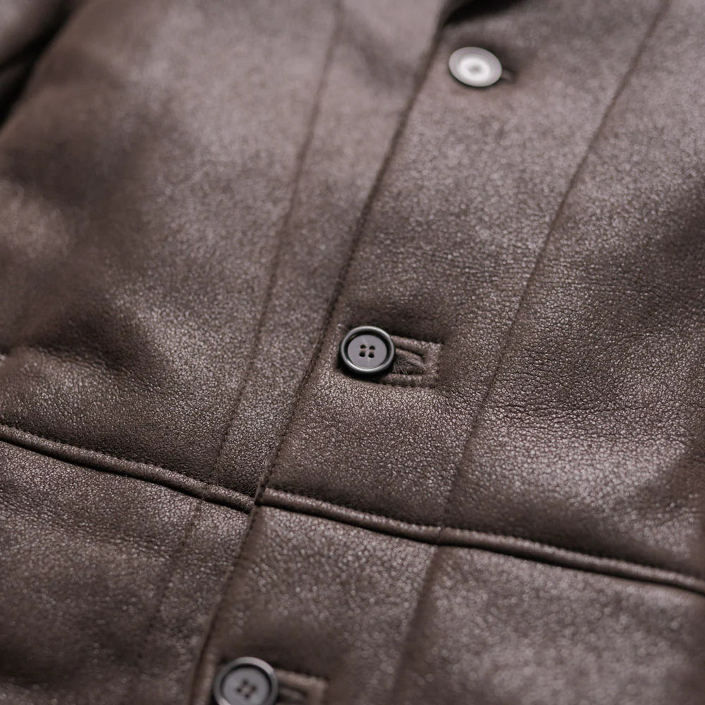 Shearling Dinner Blazer – Wool Shearling Luxury Jacket