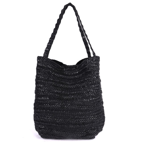 Studio Handmade Genuine Leather Tote Bag black