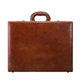The Dominion Handmade Expandable Genuine Leather Attaché Case