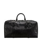 The Epoch Handmade Extra Large Genuine Leather Travel Bag black