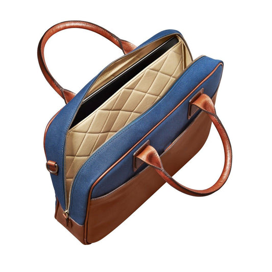 The Hallmark Handmade Men's Canvas & Leather Laptop Bag