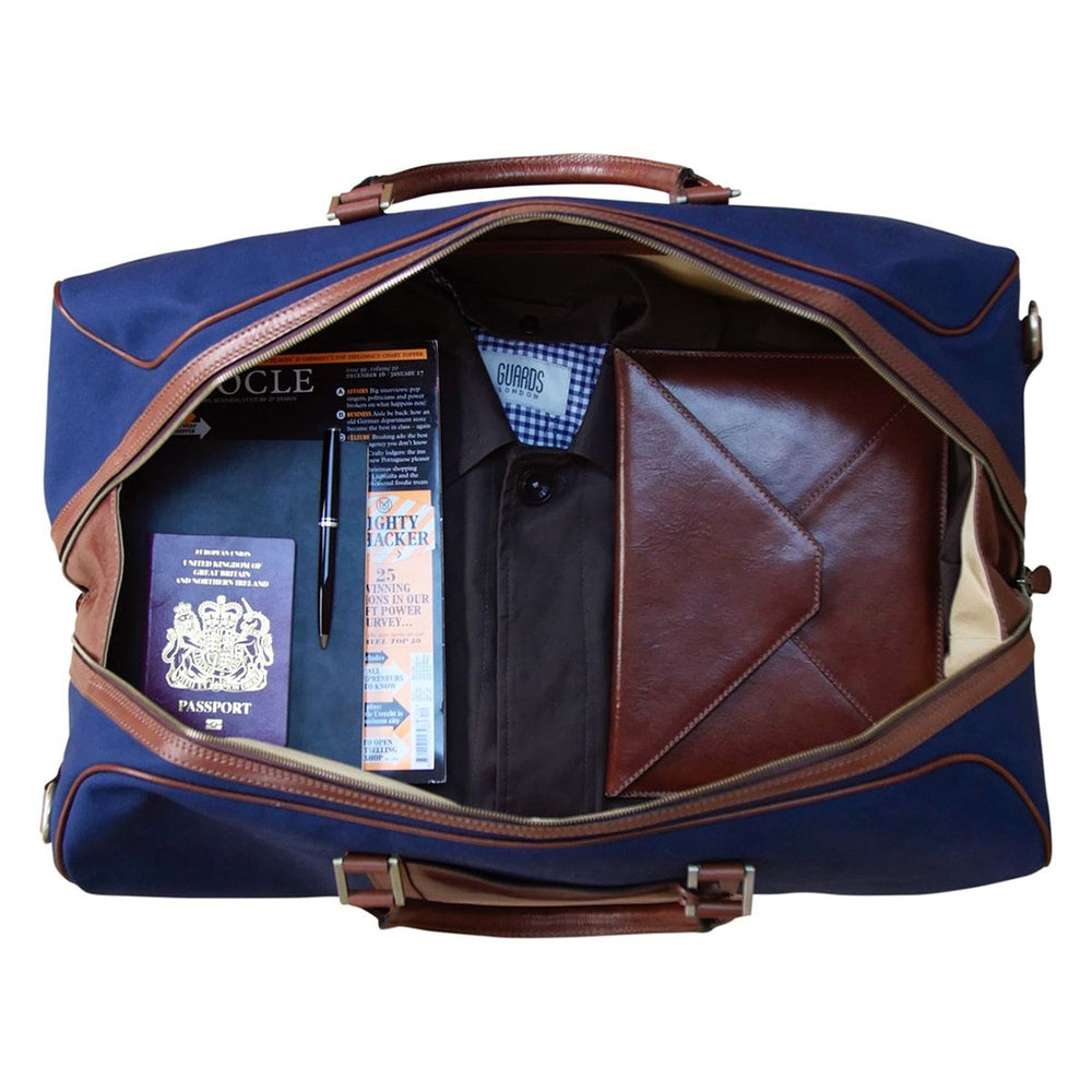 The Nomad Handmade Medium Canvas Travel Holdall Bag