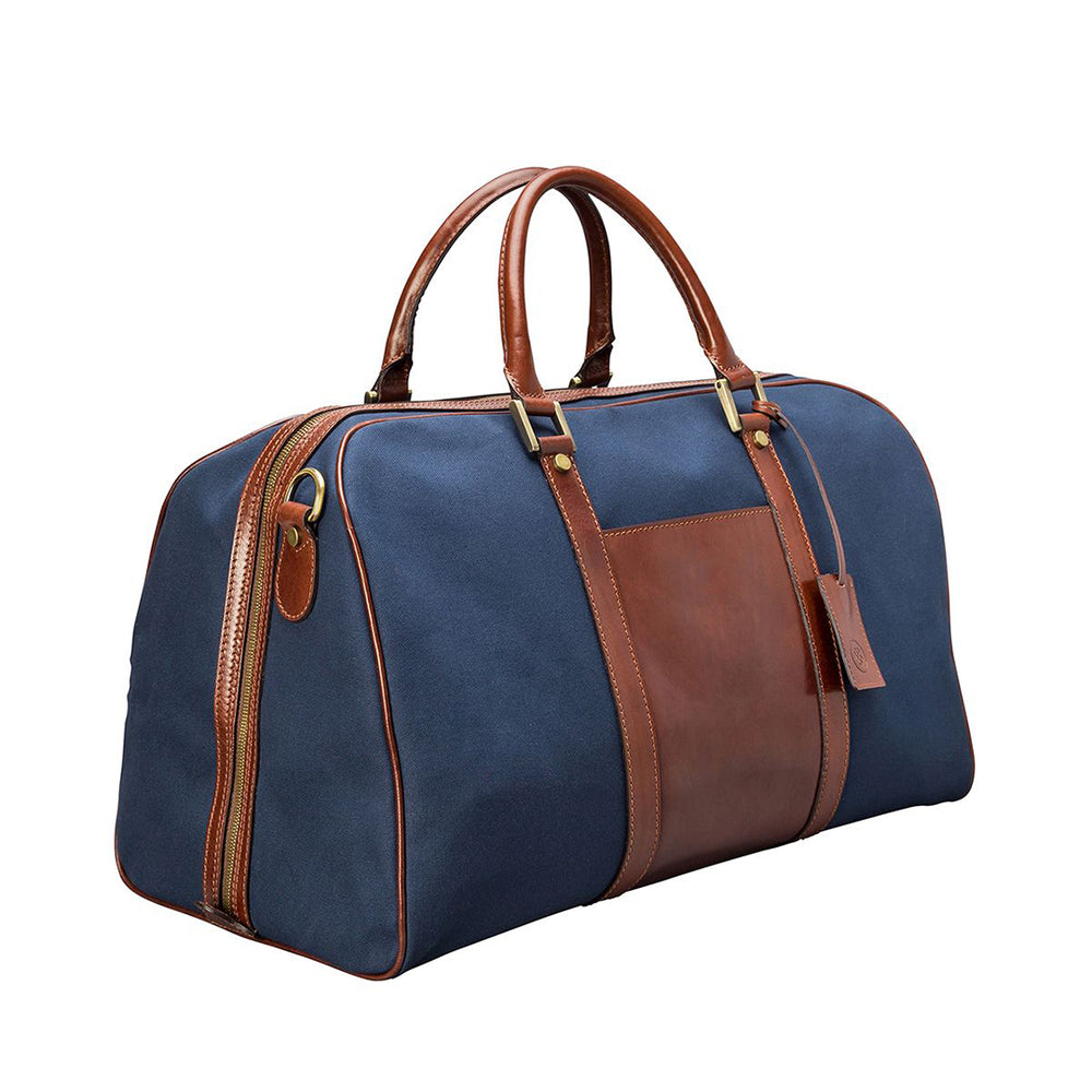 The Nomad Handmade Medium Canvas Travel Holdall Bag