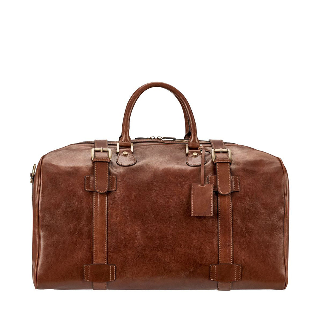The Voyager Handmade Large Men's Genuine Leather Duffel Bag