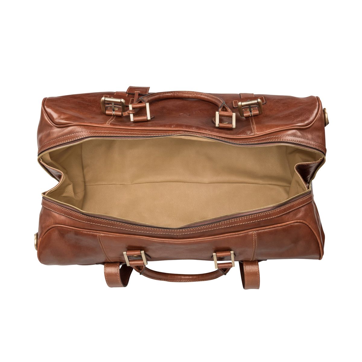 The Voyager Handmade Large Men's Genuine Leather Duffel Bag