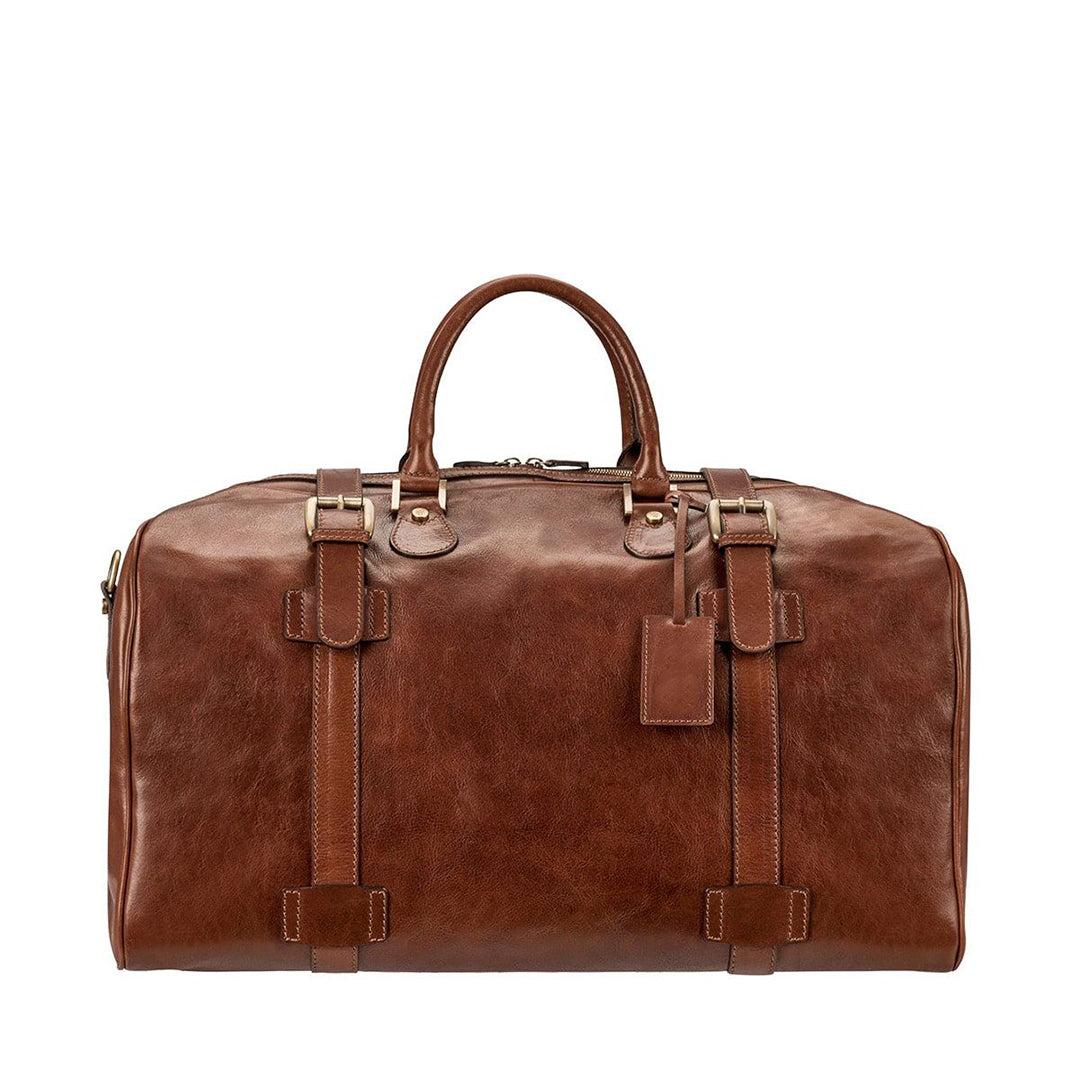 The Voyager Handmade Large Men's Genuine Leather Duffel Bag