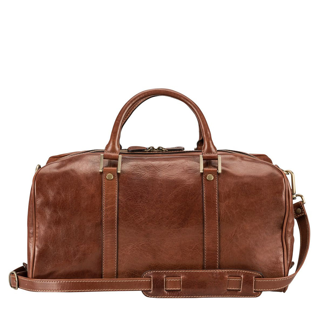 The Wanderer Handmade Small Genuine Leather Duffel Bag
