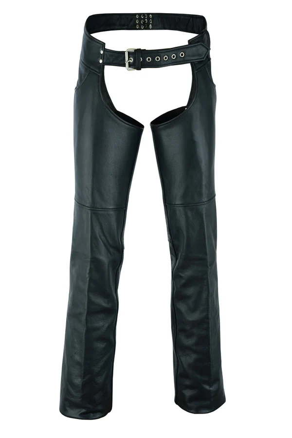 Wanderlust Rider Unisex Genuine Leather Motorcycle Chaps