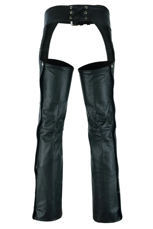 Wanderlust Rider Unisex Genuine Leather Motorcycle Chaps