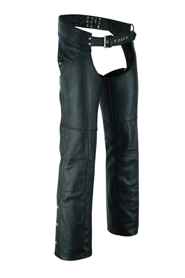 Wanderlust Rider Unisex Genuine Leather Motorcycle Chaps
