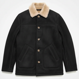 Shearling Barn Coat – Premium Turkish Wool Leather Coat