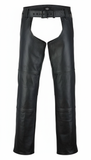 Blaze Bound Unisex Genuine Leather Motorcycle Chaps – Premium
