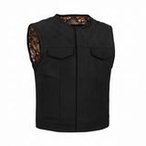 Timberline Lowcut Men's Genuine Leather Motorcycle Vest