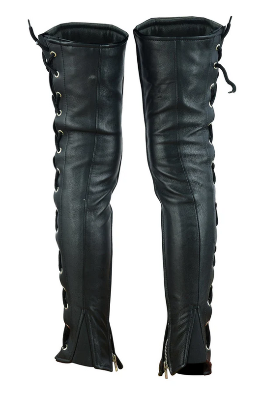Highway Honey Women's Genuine Leather Motorcycle Leggings