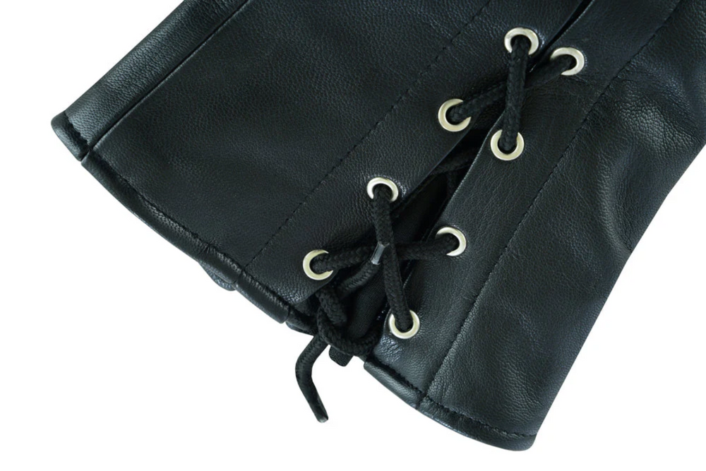 Women's Genuine Leather Motorcycle Leggings