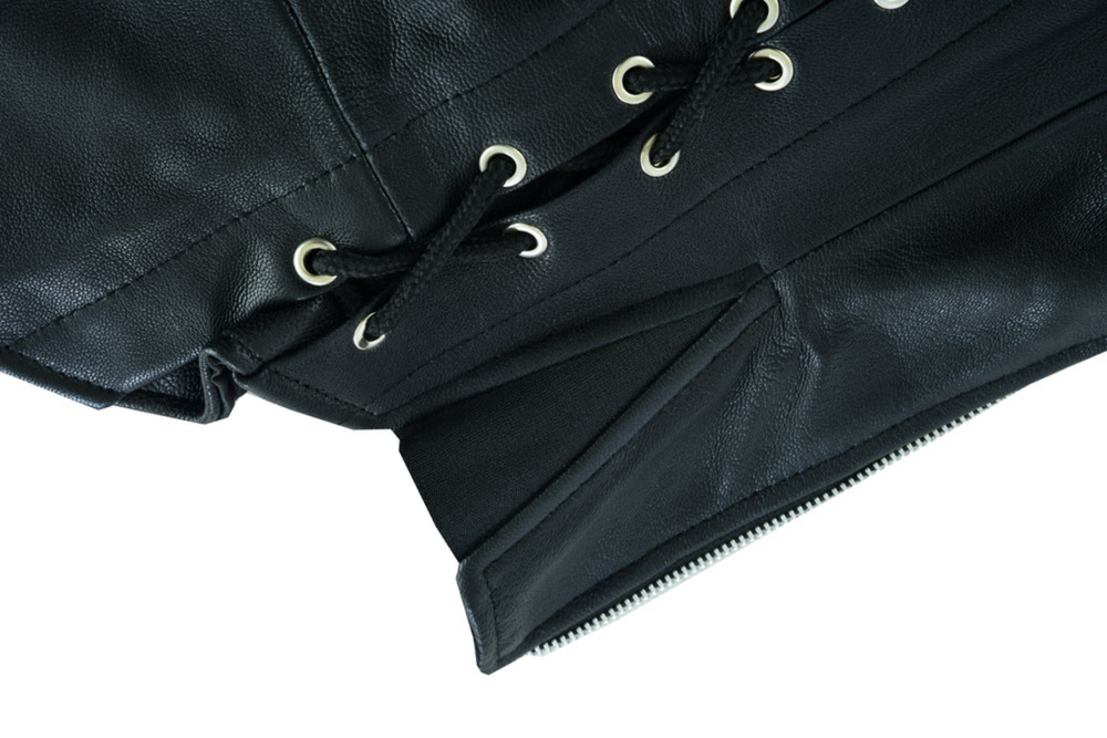 Women's Genuine Leather Motorcycle Leggings