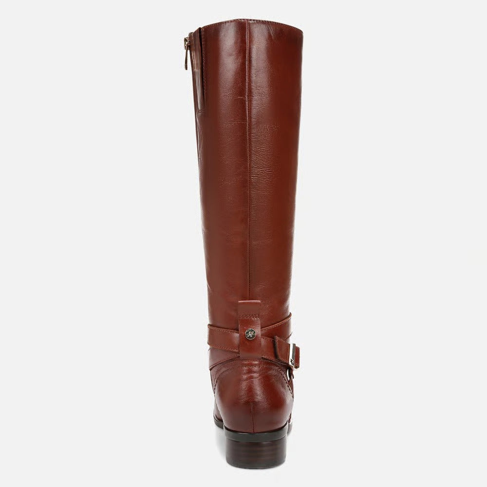 Women's Wide Calf Genuine Leather Riding Boots