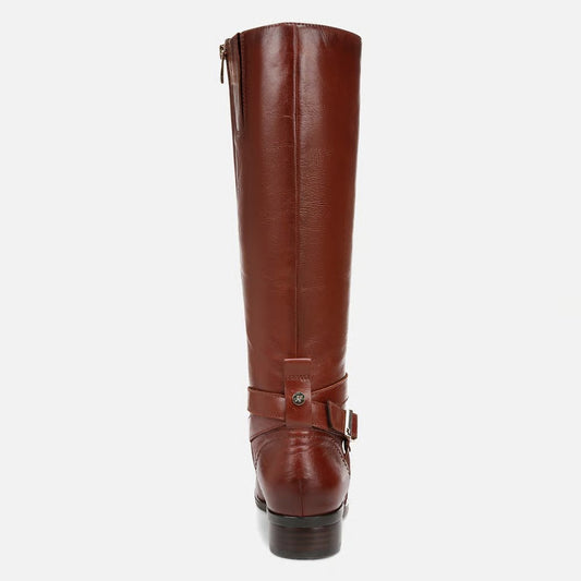 Women's Wide Calf Genuine Leather Riding Boots