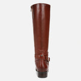 Women's Wide Calf Genuine Leather Riding Boots