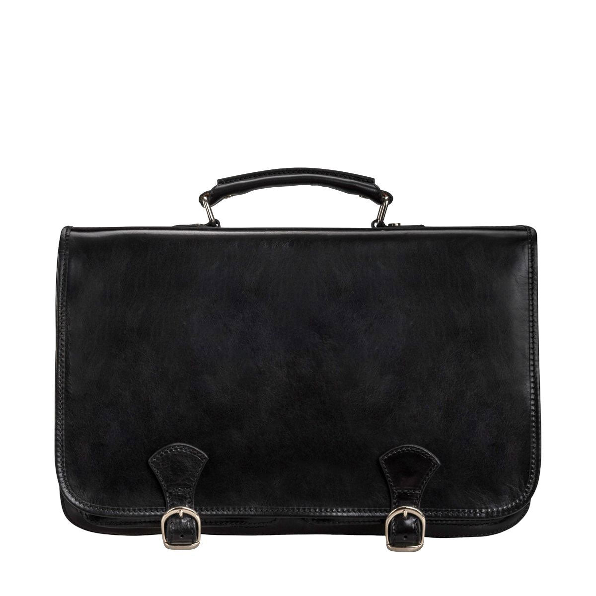 The Royal Vault Handmade Genuine Leather Briefcase Satchel Bag