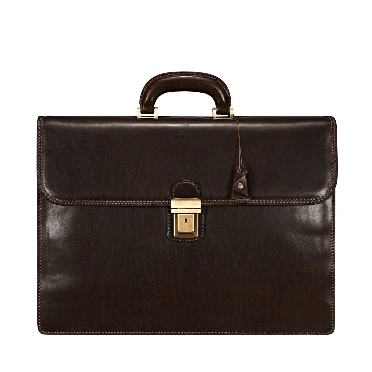Handmade Genuine Leather 17" Laptop Briefcase