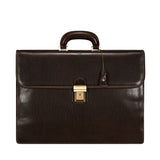 Handmade Genuine Leather 17" Laptop Briefcase