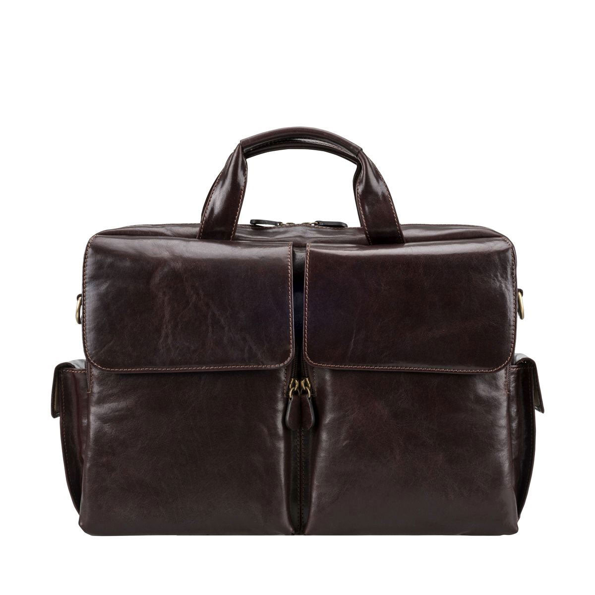 The Commander Handmade Genuine Leather Business Bag