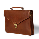 The Guardian Handmade Small Genuine Leather Briefcase
