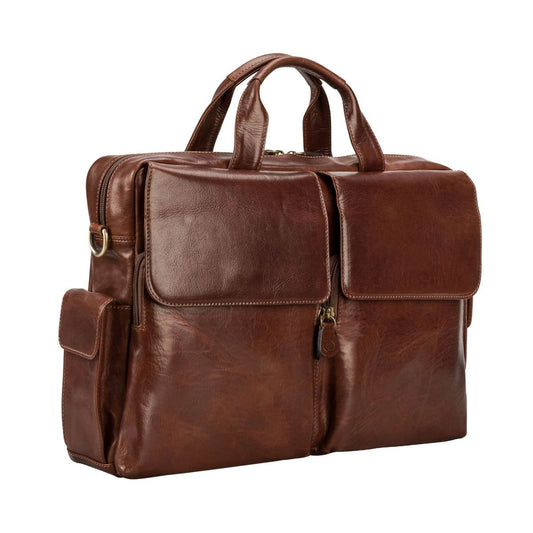 The Commander Handmade Genuine Leather Business Bag