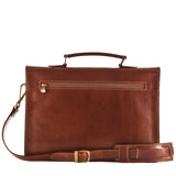 The Guardian Handmade Small Genuine Leather Briefcase