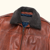 Limited Maverick Leather Bomber Jacket