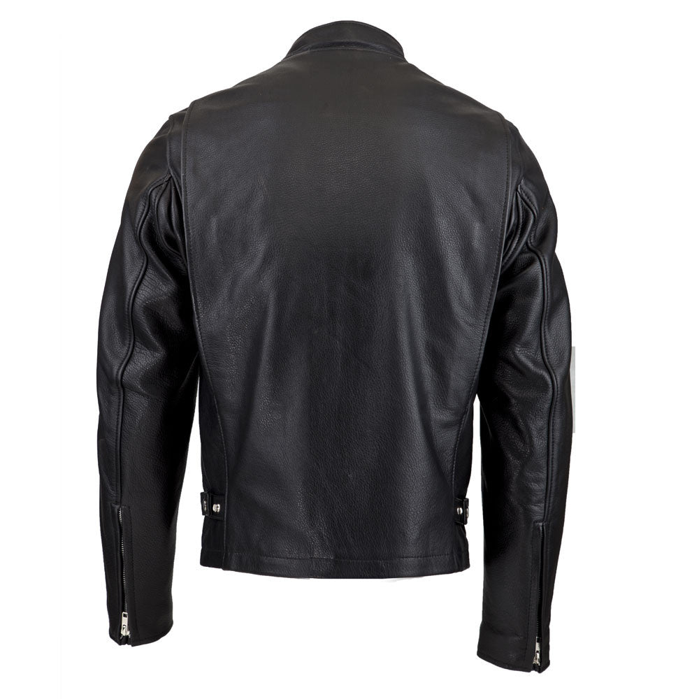 Black Men's Leather Royal jacket