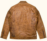 Leather Jacket – Brown Motorcycle Jacket