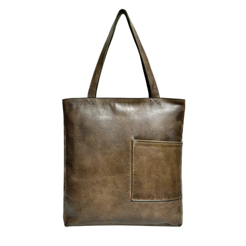Leon Handmade Genuine Leather Tote Bag