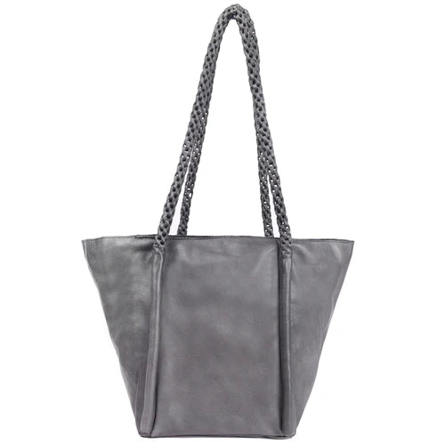 Wander Handmade Genuine Leather Tote Bag Gray