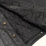 Black Leather Jacket – Full-Grain Goat Leather Men's Jacket