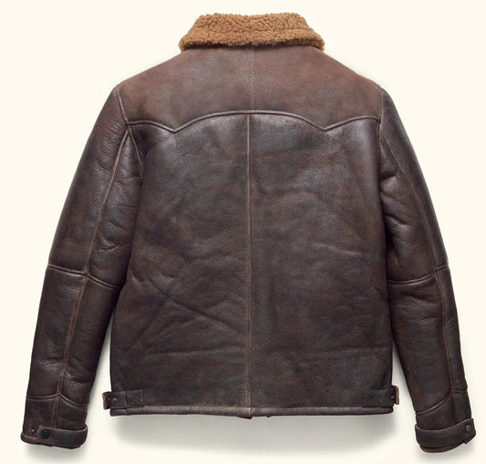 Men’s Shearling Leather Jacket – Sheepskin Cowboy