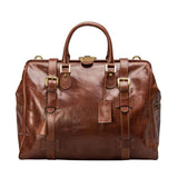 The Titan Handmade Genuine Leather Gladstone Bag