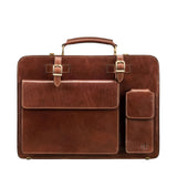 Handmade Men's Genuine Leather Briefcase