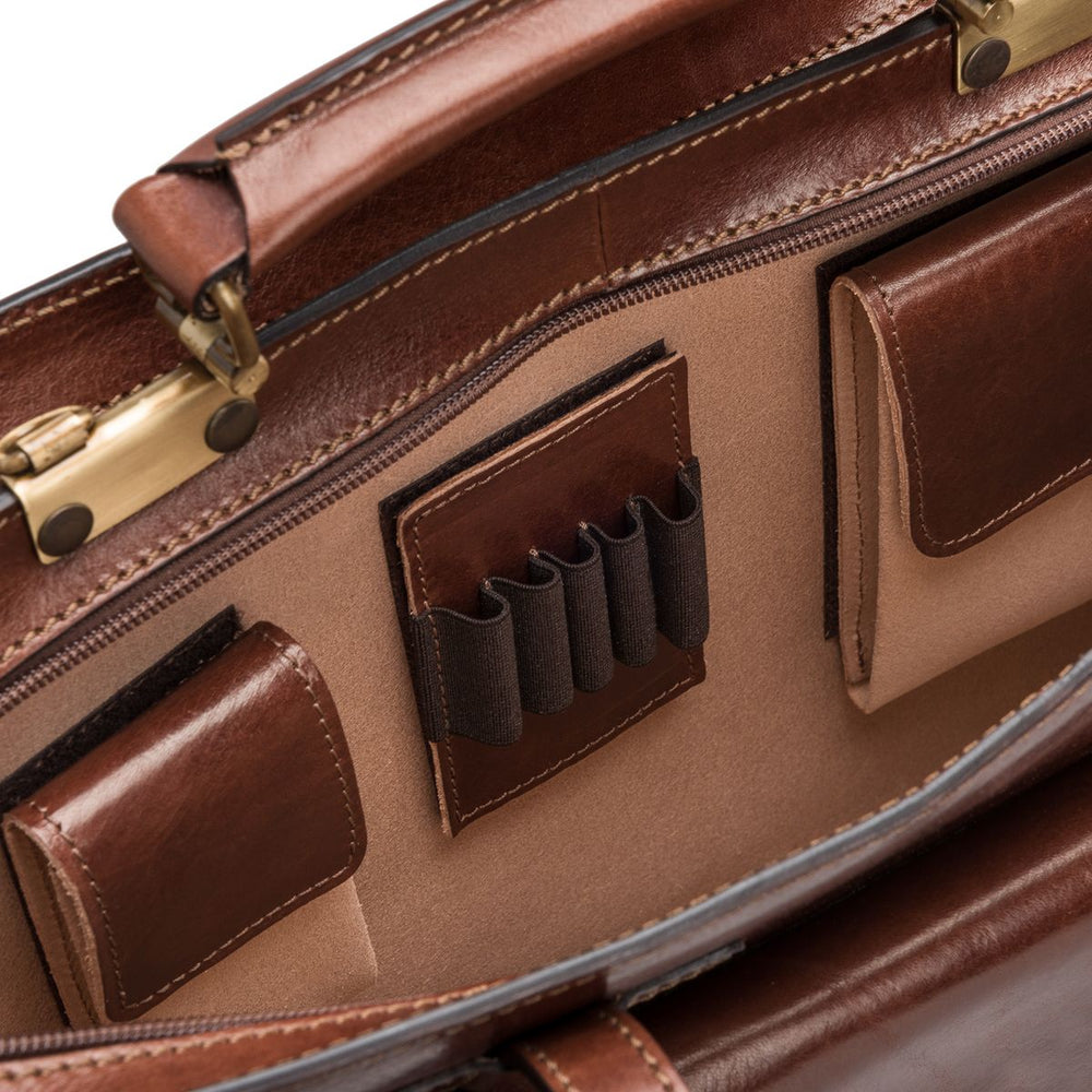 Handmade Men's Genuine Leather Briefcase